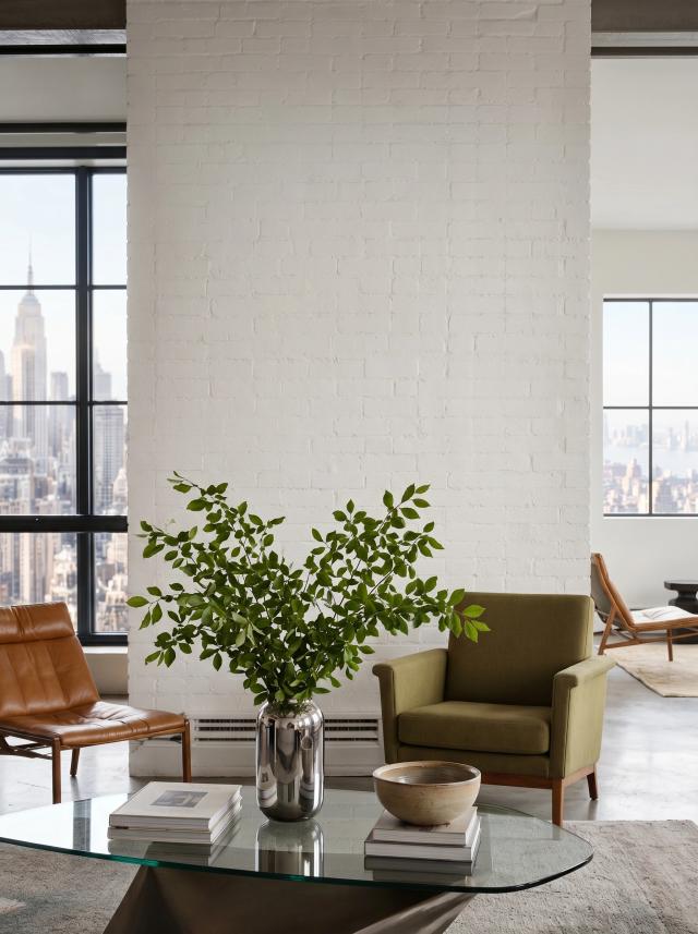 Wall art mockups with plants